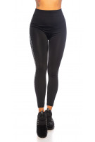 Sexy cool naadloze thermo leggings zilver